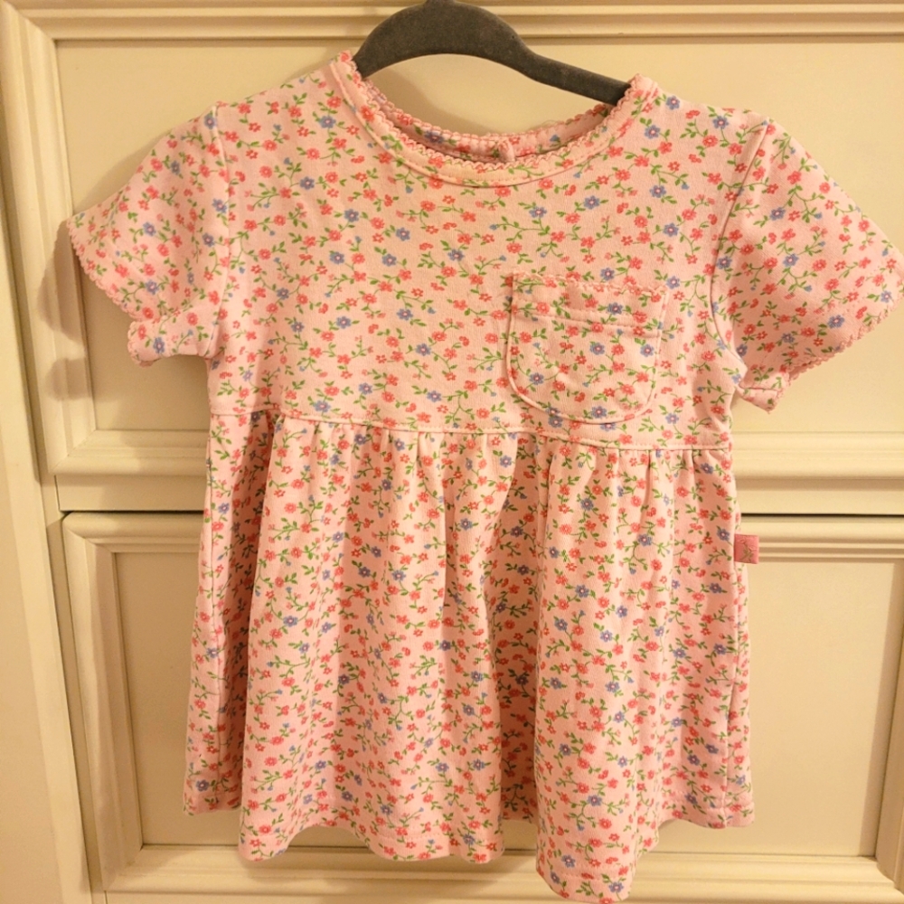 💥3/$24 Vintage McKids Floral Pink Dress‎